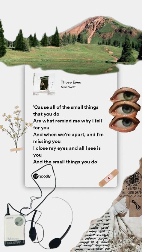 Those Eyes New West Spotify, Spotify Instagram, Music Poster Ideas, Graphic Design Cards, Music Collage, Music Backgrounds, New West, Lyrics Aesthetic, Instagram Feed Ideas