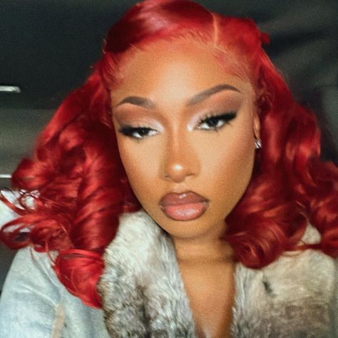 Megan Thee Stallion Red Hair, Megan Thee Stallion Makeup, Megan Instagram, Tina Snow, Local Bakery, Megan Thee Stallion, Female Rappers, October 7, Famous Faces