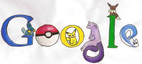 Pokemon Doodle 4 Google Doodle 4 Google, Class Logo, Interesting Drawings, Google Logo, Google Doodle, Mc Escher, Bio Art, Google Doodles, Christmas Break