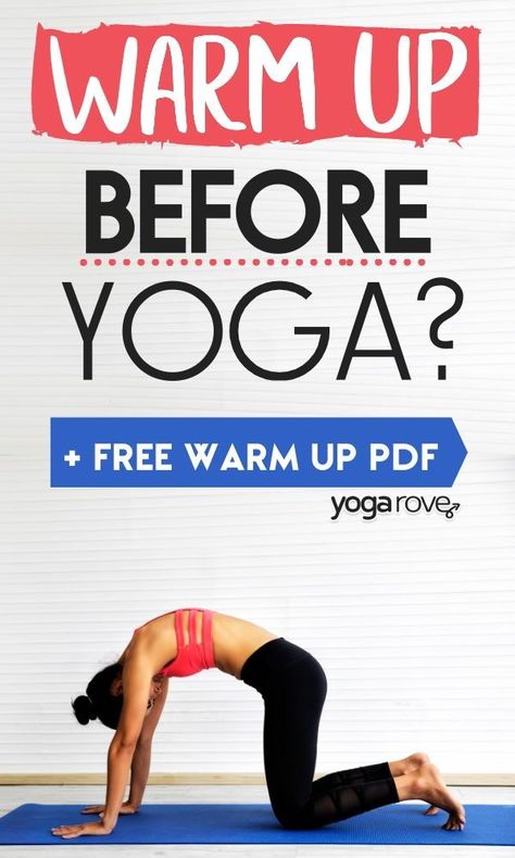 I always wondered if I should warm up before yoga! Ha. This is such a great article for beginners and it also includes a beginner yoga routine to warmup your body. Warm Up Yoga Sequence, Yoga Warm Up Sequence, Yoga Warm Up, Warm Up Yoga, Yoga Beginner, Yoga Routine For Beginners, Yoga Journey, Post Workout Recovery, Bikram Yoga