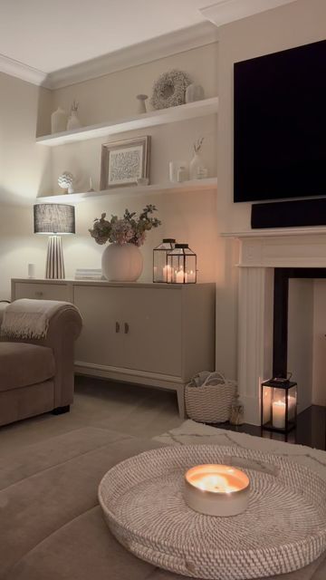 Alcove Ideas Living Room, Lounge Room Styling, Living Room Renovation, Cosy Living, Living Room Decor Fireplace, Cosy Living Room, Living Room Design Inspiration, Neutral Living Room, Hus Inspiration