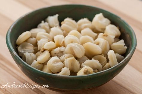 How to Cook Dry Hominy (From the Pantry) - Andrea Meyers Hominy Recipes, Grains Recipes, Pozole Recipe, Ecuadorian Food, Veggie Delight, Main Dish Salads, Low Fodmap Diet, Gluten Free Grains, Food Projects