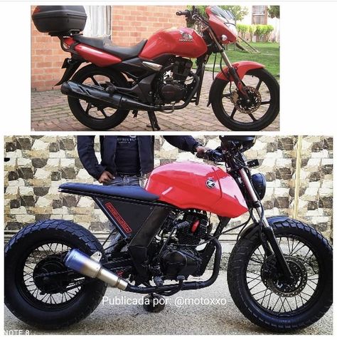 Honda Bike Modified, Scrambler Bike, Motorcycle Scrambler, Custom Electric Bike, Fz 16, Modified Motorcycle, Bike Modification, Bros 160, Honda Scrambler