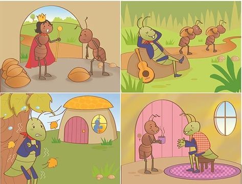 Story Sequencing Pictures, Picture Story Writing, Picture Story For Kids, Sequencing Activities Kindergarten, Picture Comprehension, Reading Comprehension For Kids, Sequencing Pictures, Paper Crafts Magazine, Grammar For Kids