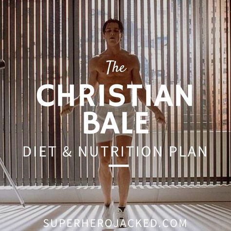 Christian Bale Workout Routine and Diet [Updated]: Train like Batman! Christian Bale Workout, Christian Bale Body Transformation, Body Transformations Plan, Aesthetic Body Workout, Christian Bale Aesthetic, Christian Bale Body, Batman Training, Christian Bale Batman, Batman Workout