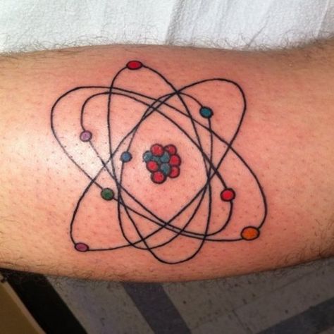 O2 Oxygen Tattoo, Atom Tattoo, Science Tattoos, Skull Tattoos, Infinity Tattoo, Jesus Fish Tattoo, Atom, Tattoo Ideas, Science