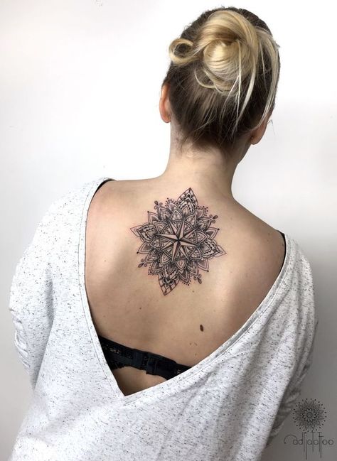 awesome ornamental tattoo © tattoo artist @adria.tattoo ❤💐❤💐❤💐❤💐❤ Middle Upper Back Tattoo Women, Upper Back Tattoo Women, Upper Back Tattoo, Ornamental Tattoos, Cover Up Tattoos For Women, Upper Back Tattoos, Ornamental Tattoo, Tattoo Women, Fairy Tattoo