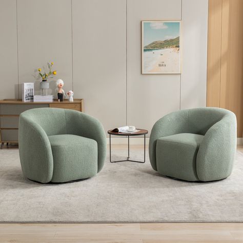 Two Swivel Chairs Living Room, Modern Accent Chairs For Living Room, Podcast Chairs, Accent Chairs For Living Room Modern, Round Chair Living Room, Hotel Room Chair, Sofa And Chair Living Room, Simple Armchair, Office And Nursery