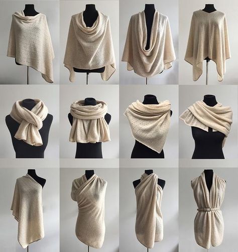 Istoria Modei, Ways To Wear A Scarf, Cashmere Poncho, Wool Poncho, Pashmina Scarf, Poncho Sweater, 여자 패션, Sweaters Knitwear, Scarf Styles