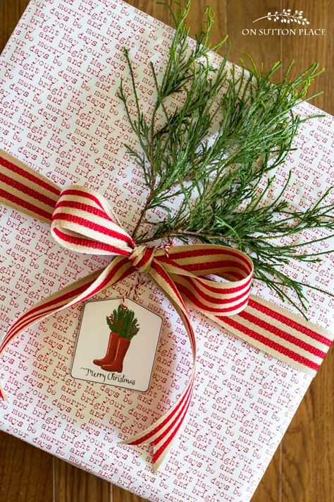 Free Printable Christmas Gift Tags - On Sutton Place Anniversary Handmade Gifts, Wrapping Hacks, Free Printable Christmas Gift Tags, Christmas Wrap, Last Will And Testament, Will And Testament, Gift Wrapping Inspiration, Christmas Gift Tags Printable, Sutton Place