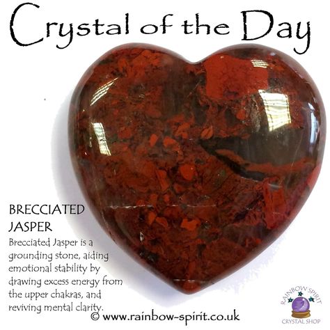 * Brecciated Jasper Jasper Meaning, Therapy Healing, Jewellery Diy, Brecciated Jasper, Magick Spells, Gemstone Properties, Chakra Healing Crystals, Spiritual Crystals, Strong Mind