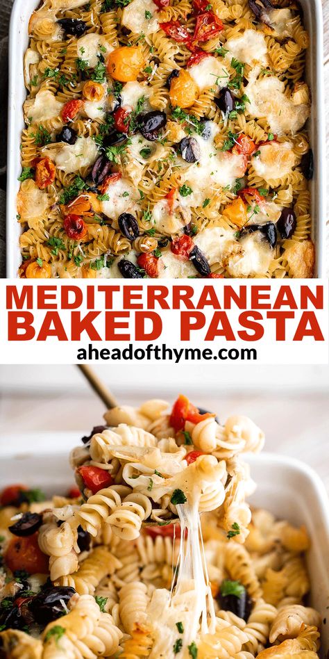 Meditteranean Recipes Easy, Mediterranean Pasta Recipe, Pasta Recipes Mediterranean, Pasta With Artichokes And Olives, Mediterranean Dinner Ideas Easy, Healthy Mediterranean Pasta Recipes, Easy Mediterranean Family Dinners, Mediterranean Olive Oil Pasta, Easy Medeteranian Recipes