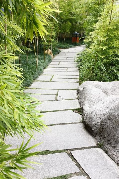 35 Enchanting Garden Walkways That Pave Your Way To Outdoor Beauty Flagstone Garden Path, Pebble Walkway Pathways, Stone Pathways Ideas Walkways, Entry Pathway, Stone Walkways, Concrete Pathway, Flagstone Pathway, Stepping Stone Walkways, Pathway Ideas