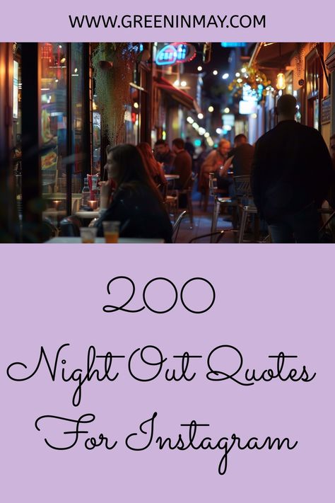 If you’re looking for the perfect caption to go with your Instagram post after a night out, you’re in luck. We’ve compiled a list of the top 200 night out quotes for Instagram that are sure to make your posts stand out. Fun Night Out Quotes, Night Out Captions Instagram, Night Out Quotes, Night Out Captions, The Night Is Young, Vegas Night, Miami Night, Selfie Captions, Outing Quotes