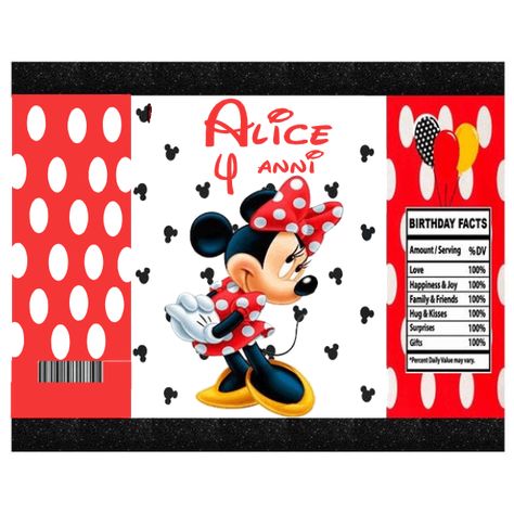 Skittles Bag, Minnie Mouse Favors, Custom Chip Bags, Diy Coloring Books, Fiesta Mickey Mouse, Minnie Mouse Birthday Decorations, Spiderman Party, Pink Minnie, Spiderman Birthday