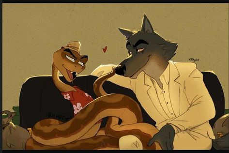 Mr Wolf X Mr Snake, Mr Snake, Mr Wolf, Mister Wolf, The Bad Guys, Bleach Fanart, Bestest Friend, Bad Guys, Bad Wolf