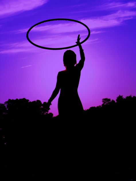 Purple Hooping Silhouette Hoops Aesthetic, Hula Hoop Dance, Hula Hoop Workout, Hula Hooping, Roanoke Virginia, Hoop Dance, Sacred Circle, Membership Site, Hula Hoops