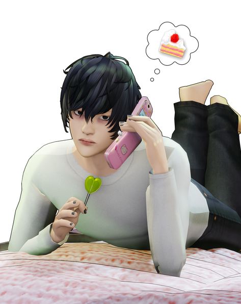 who gave him the hello kitty flip phone Hello Kitty Flip Phone, Flip Phone, Flip Phones, Sims 4, Hello Kitty, Kitty, Technology