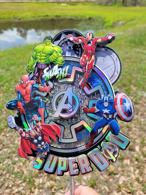 Avengers Cake Toppers Printable Free, Thor Topper Printable, Avengers Topper, Marvel Topper Printable, Captain America Topper Printable, Avengers Cake Topper, Star Wars Cake Toppers, Car Cake Toppers, Diy Cake Topper Birthday