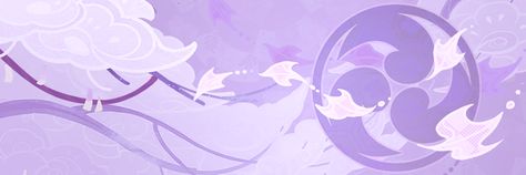 Raiden Shogun Discord Banner, Genshin Youtube Banner, Cute Purple Banner, Raiden Shogun Header, Genshin Purple, Raiden Shogun Banner, Genshin Header, Genshin Raiden, Purple Header