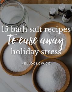 Oral Hygiene Products, Diy Bath Salt, Salt Recipes, Bath Salts Recipe, Bath Salts Diy, Mineral Bath, Natural Beauty Treatments, Bath Recipes, Diy Skin Care Recipes