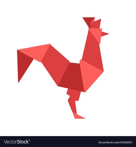 Geometrical Motifs, Clay Painting, Geometric Illustration, New Year Greeting Card, Rooster Painting, New Year Greeting, Red Rooster, Label Sticker, New Year Greeting Cards