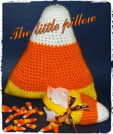 Candy Corn Pillow, Crochet Candy Corn, Crochet Candy, Crochet Animal Hats, Crochet Free Patterns, Bags Pattern, Crochet Afghan Patterns Free, Decorating Party, Party Tips