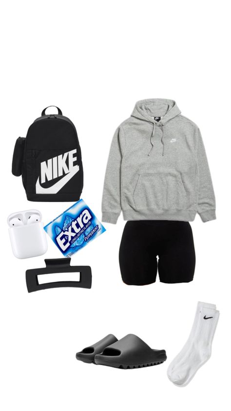 Sport Practice Outfits, Sports Bra Outfit Aesthetic, Sports Bra And Nike Pros Outfit, Sports Bra And Shorts Sets, Matching Sports Bra And Shorts, Workout Sets Outfit Aesthetic, Gym Outfit Polyvore, Workout Sets Outfit, Fits Aesthetic