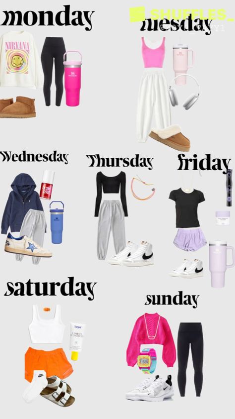 fits for the week!!🤍 Teen Modest Outfits, Cute Easy Outfits For School, Outfits For The Week, Cute Middle School Outfits, Preppy Outfits For School, Simple Outfits For School, Preppy Summer Outfits, Casual Outfits For Teens, Casual Preppy Outfits