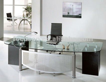 FKS-HD-ED024 Modern glass top office desk Small Glass Desk, Modern Glass Desk, Glass Office Desk Modern, Glass Office Desk, Contemporary Home Office Furniture, Contemporary Office Desk, Executive Office Furniture, Glass Top Desk, Glass Desk Office