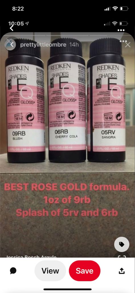 Rose Brown Formula, Rose Gold Hair Color Formula, Rose Gold Formula, Redken Formulas, Toner Formulas, Hair Stylist Tips, Hair Formulas, Redken Hair Color, Color Formulas