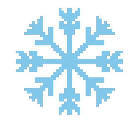 Pixel Art Snowflake, Snow Pixel Art, Pixel Art Background, Pixel Art Templates, Pixel Drawing, Twelve Days Of Christmas, Nordic Christmas, Stitch Christmas, Stardew Valley