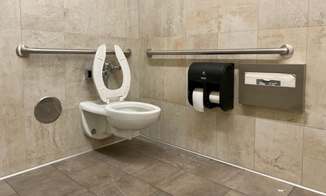 What is the Standard Size of a Bathroom Stall? Toilet Dimensions, Public Restroom Design, Ada Restroom, Stall Flooring, Bathroom Stalls, Ada Bathroom, Bathroom Stall, Bathroom Dimensions, Restroom Design