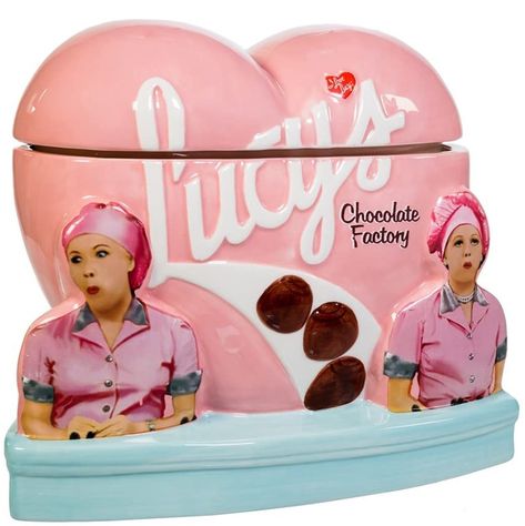 Lucy And Ethel, Cookie Jars For Sale, Images Of Chocolate, Collectible Cookie Jars, Pink Cookies, Unique Cookies, Heart Shaped Cookies, Cookie Jars Vintage, Pink Chocolate