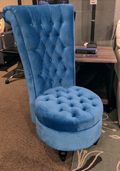 Upholstered Chairs Diy, High Back Accent Chairs, Rooms Decoration, Chesterfield Furniture, Comfy Living Room Furniture, Luxury Furniture Sofa, Dining Room Table Chairs, Blue Chairs Living Room, Throne Chair