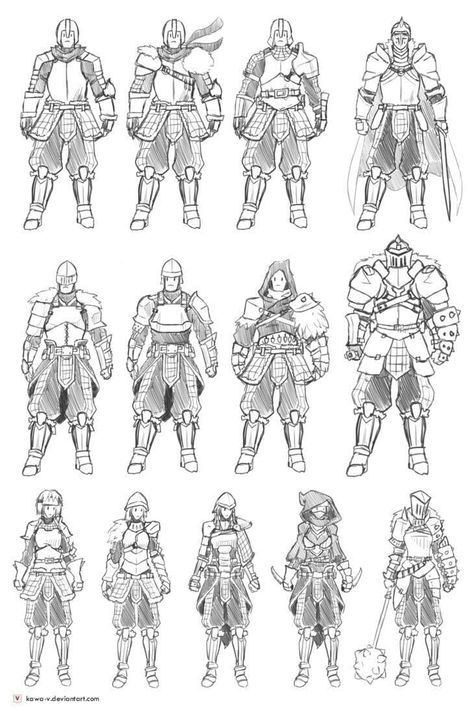 Knight Drawing, Armor Drawing, العصور الوسطى, Armadura Medieval, 다크 판타지, Medieval Armor, Concept Art Drawing, Armors, Armor Concept