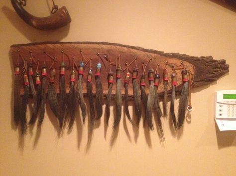 Turkey beard display Turkey Feather Decor, Turkey Display, Turkey Hunting Decor, Hunting Turkey, Thunder Chicken, Turkey Mounts, Hunting Shack, Deer Heads Mount, Animal Mounts