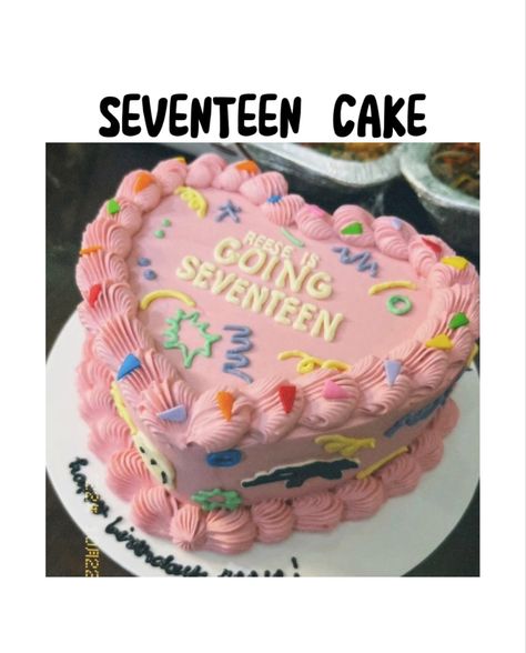 Kpop Themed Birthday Cake, Seventeen Themed Cake, Kpop Birthday Cake Ideas, Svt Cakes Ideas, Svt Inspired Cake, Seventeen Cake Design, Going Seventeen Cake Design, Seventeen Kpop Birthday Cake Ideas, Seventeen Cake Ideas