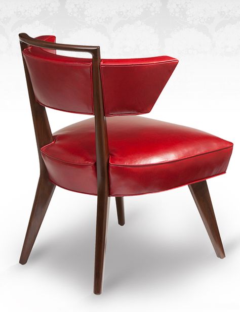 William Haines Designs, Conference Chair, originally designed in 1949 @ http://www.williamhaines.com William Haines, Gold Chivari Chairs, Wooden Office Chair, Conference Chair, Life Styles, Love Chair, Ikea Chair, Conference Design, Iconic Furniture