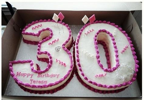 30th Birthday Cake 30th Cake, 30th Ideas, Birthday Cake Designs, 30th Bday Party, 30th Birthday Cake, 30 Cake, 30 Birthday, 30 Birthday Cake, Turning 30