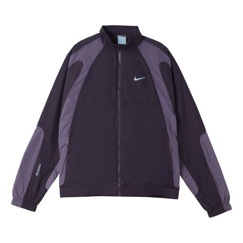 Nike x Nocta Cobalt Track Jacket 'Dark Raisin' DO2808-573 (Men's/Zipper/Crossover/Colorblock) Streetwear Men Outfits, Solid Clothes, Track Jacket, Track Jackets, Stylish Sneakers, Raisin, Fashion Makeup, Drake, Nike Jacket