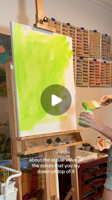 Livie Cohen on Instagram: "underpaintings 101 💚

#underpainting #paintingtechniques #paintingtutorial #oilpainting" Underpainting Tutorial, Painting Class, Daily Paintworks, Painting Tutorial, Painting Techniques, Art Classes, Oil Painting, Art Painting, On Instagram