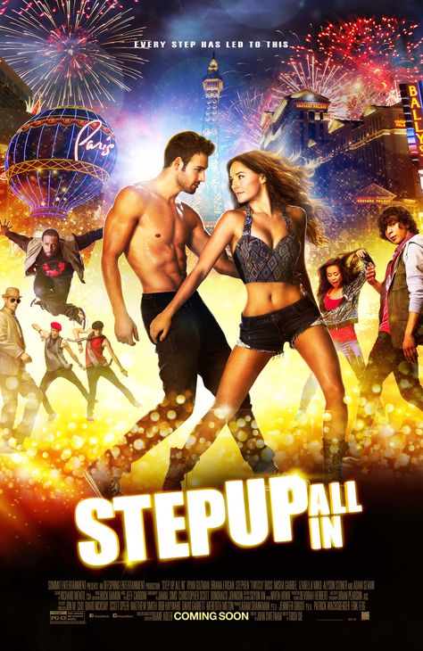 The beat will bring them together. Check out the brand new #StepUpAllIn poster…A #StepUp Fan Exclusive! Step Up Movies, Film Romance, Film Trailer, New Movie Posters, Movies 2014, Dance Movies, Ryan Guzman, All Movies, My Favorite Movies