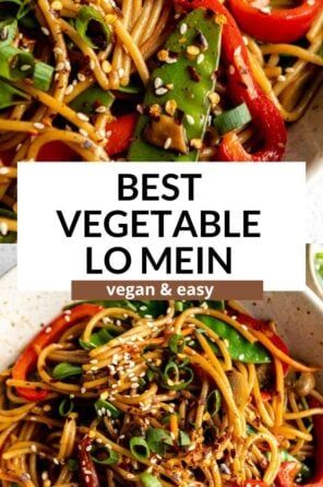 Easy Vegetable Lo Mein Vegetable Lo Mein Recipe, Veggie Lo Mein, Lo Mein Recipe, Vegetable Lo Mein, Lo Mein Noodles, Chinese Egg, Types Of Noodles, Lo Mein Recipes, Julienned Carrots