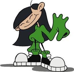 Kuki Sanban (Numbuh 3) (Codename: Kids Next Door) (c) Mr. Warburton, Curious Pictures, Cartoon Network & Warner Bros. Television Numbuh 3, Rainbow Monkey, Codename Kids Next Door, Kids Next Door, A Cartoon Character, 90s Cartoons, Cartoon Gifs, Iron Age, Old Cartoons