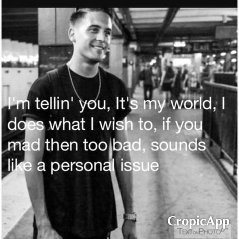 G Eazy Lyrics, G Eazy Quotes, Quotes Music Lyrics, Lyrical Quotes, Lyrics Rap, Lyrics Tumblr, Insta Caption, Hip Hop Quotes, Quotes Music