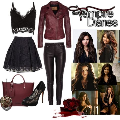 Vampire Costume Women, Vampire Diaries Costume, Katherine Pierce Outfits, Steven Mcqueen, Vampire Diaries Fashion, Arielle Kebbel, Vampire Halloween Costume, Vampire Diaries Outfits, Vampire Costumes