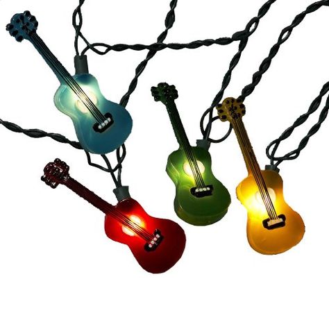 Guitar Party, Guitar Light, Guitar Sketch, Fused Plastic, Semi Acoustic Guitar, Guitar Vector, Guitar Tattoo, Guitar Gifts, Indoor String Lights