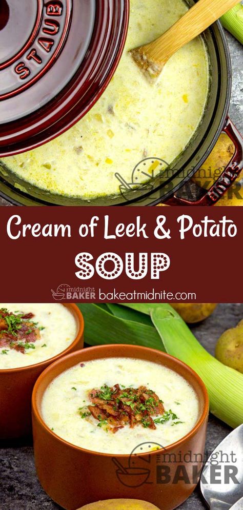 Leeks Recipes, Irish Potato Soup, Leek Potato Soup, Leek Potato, Leek And Potato Soup, Leek And Potato, Leek Recipes, Comforting Soup, Potato Leek Soup