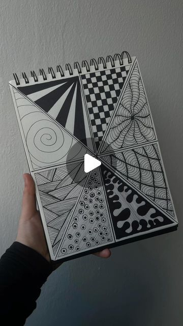 Doodle with Nadia on Instagram: "Day 71 of Zentangle art 😻 Easy doodle patterns ✨ Thank you so much for all the love and support on my videos 🤗♥️  . #art #doodle #drawing #dotd #tutorial #zentangleart #doodlewithnadia #zentangle #zentanglepattern #mandalaart #doodlepattern #illusionart #creativeidea #dailychallenge #dailydoodlechallenge #satisfyingart   Zentangle Art | Doodle tutorial | Mandala Art" Zentangle Patterns Easy Simple, Easy Doodle Patterns, Zentangle Art Easy, Doodle Tutorial, Doodling Tutorial, Easy Zentangle Patterns, Easy Zentangle, Simple Sketches, Middle School Art Projects